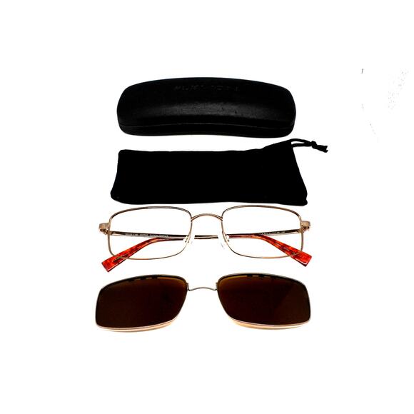 Flexon by Marchon Autoflex Ultraclip 400UC 53-19-140 Eyeglasses FRAMES-VERY GOOD - Picture 1 of 12